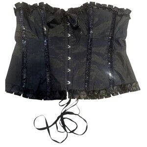 Adore Me Black Plus Size Corset 3 XL